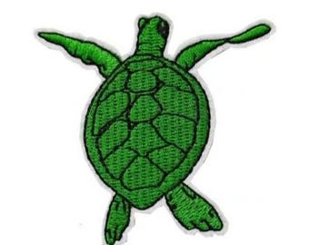 Sea Turtle Iron On Patch
