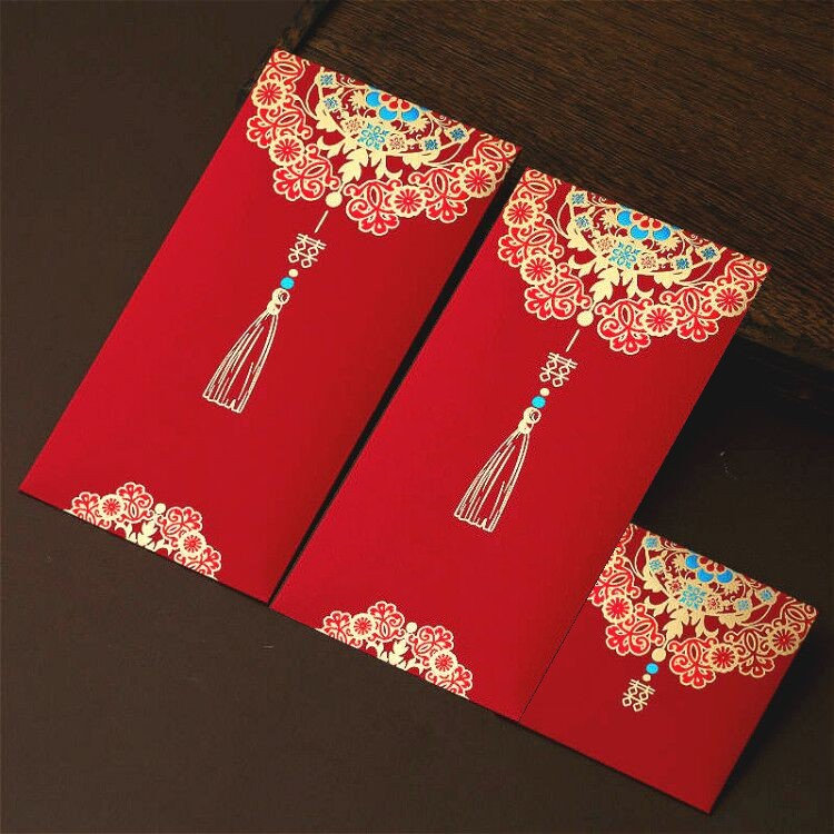  Red Envelopes Chinese 3.5 x 4.6 36 Pcs, 6 Designs Lunar New  Year 2023 Red Pocket, Li Xi Hong Bao Gift of Lucky Money : Office Products