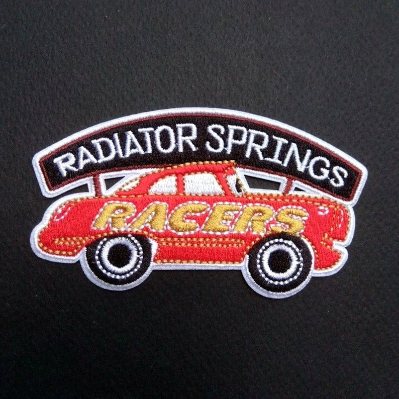 Parche termoadhesivo para coche de carreras Thunderbolt 95 Radiator Springs Lightning McQueen imagen 2