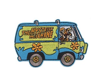 Mystery Machine Van Iron On Patch