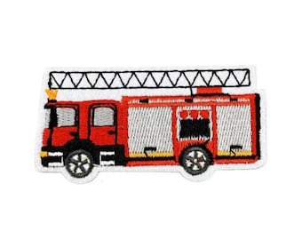Fire Engine Vehicle Truck Iron On Patch