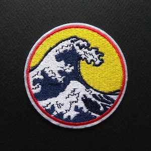 Kanagawa Wave Iron On Patch
