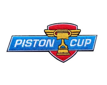Piston Cup Champion Racers Iron On Badge Patch