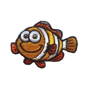 Clown Fish Sea Aquarium Iron On Patch