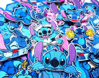 リロとスティッチのアイロンパッチ - ディズニー風のパッチ - Etsy 日本