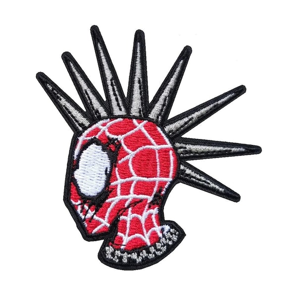 Spiderman Spider Punk Not Dead Anarchy Iron On Patch