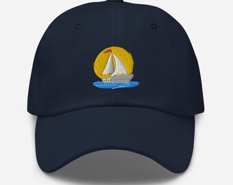 Cape May New Jersey Sunset Sail Boat Sailing Beach Hat