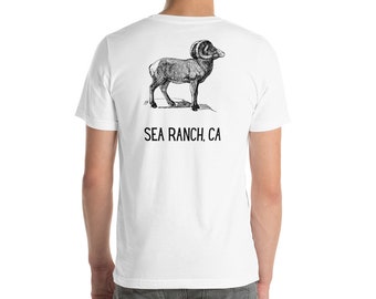 Sea Ranch CA Ram T-Shirt: Coastal California Community Tee