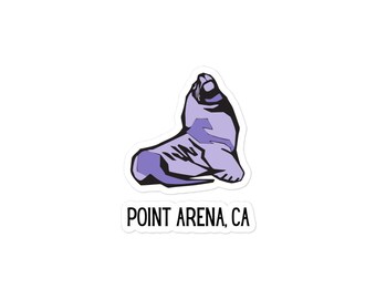 Point Arena Sea Lion Sticker | California CA Bubble-free Vinyl
