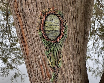 Magic Wand - Serpentine Tree of Life Wand - Wyrd Witch Wands