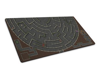 D&D Battlemap - Minotaur's Maze South - Tellest