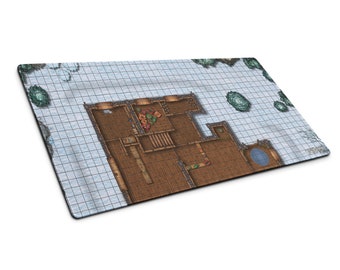 Mapa de batalla de D&D - Casa de Papá Noel Norte - Tellest