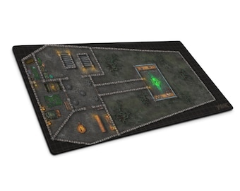 Mapa de batalla de D&D: Cripta del Nigromante, sótano uno - Tellest