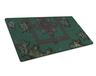 D&D Battlemap - Statue Garden - Tellest