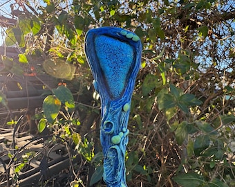 Magic Wand - Modern Art Dichroic Glass Wand- Wyrd Witch Wands