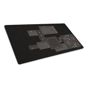 D&D Battlemap - Forgotten Keep West Wing First Floor - Tellest