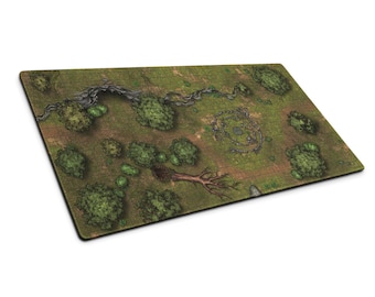 D&D Battlemap - Forest Holes - Tellest