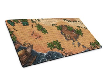 Mapa de batalla de D&D - Cabaña del pescador - Tellest