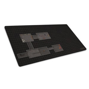 D&D Battlemap - Forgotten Keep West Wing Second Floor - Tellest