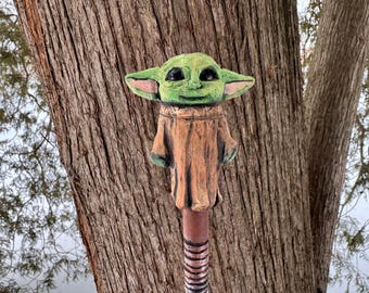 Magic Wand - Baby Yoda Grogu Wand - Wyrd Witch Wands