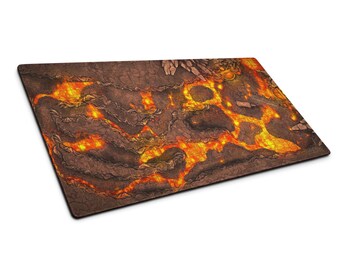 Mapa de batalla de D&D - Forja volcánica Sección tres - Tellest