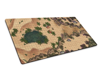 D&D Battlemap - Desert Ruins Entrance - Tellest