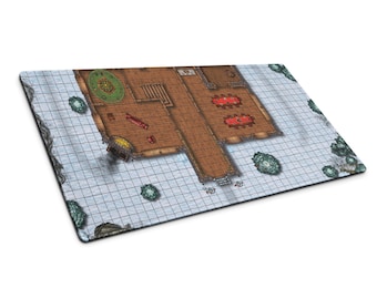 Mapa de batalla de D&D - Casa de Papá Noel Sur - Tellest