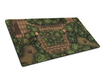 D&D Battlemap - Cefen'adiel Elven Citadel Entrance - Tellest