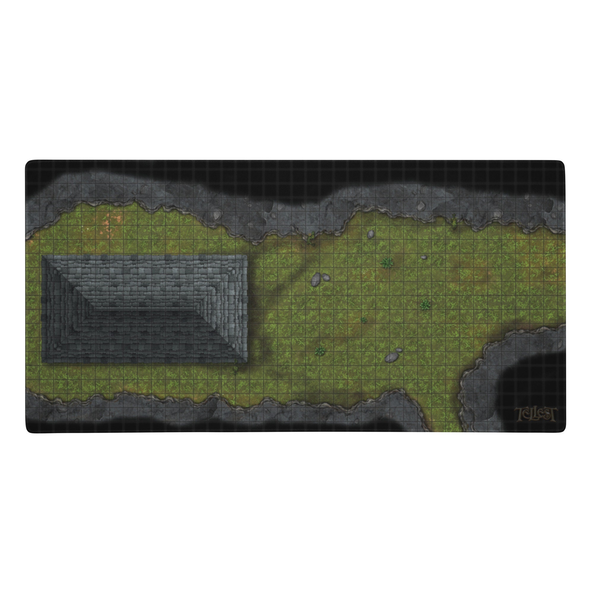 D&D Battlemap Temple in the Sinkhole Tellest - Etsy Hong Kong