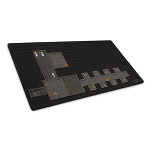 D&D Battlemap - Forgotten Keep West Wing Basement - Tellest