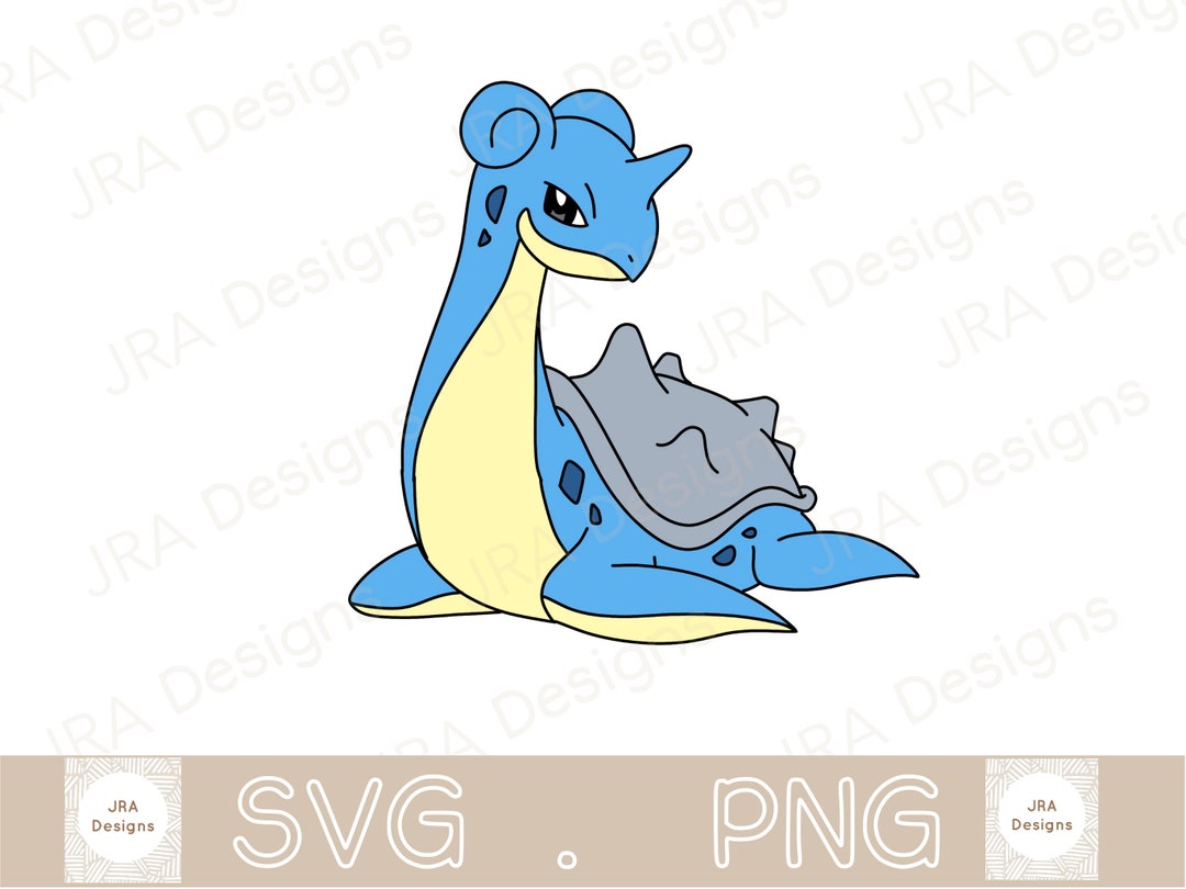 ラプラス SVG & PNG、ポケモン SVG - Cricut カット ファイル - Etsy 日本