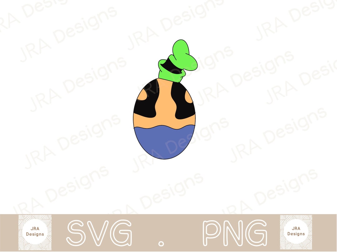 Goofy Easter Egg Mickey Mouse Easter SVG & PNG Cricut Cut File Etsy