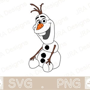 Olaf SVG & PNG - Cricut cut file