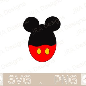 Mickey Easter Egg - Mickey Mouse Easter SVG & PNG - Cricut cut file
