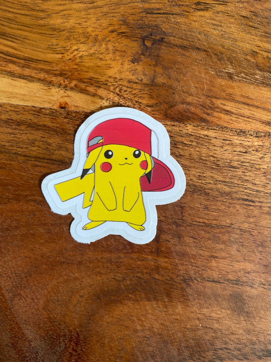 Pikachu Sticker Designs Pikachu Pokemon Sticker - Vinyl Sticker - Die-cut - Easy Peel - Etsy