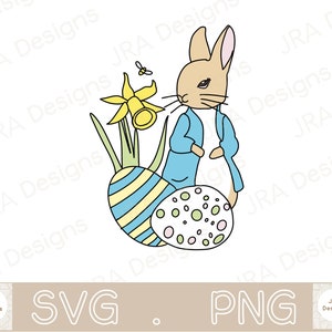 Peter Rabbit SVG & PNG - Fichier de coupe Cricut