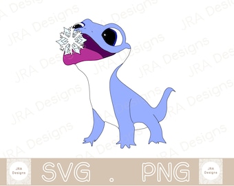 Bruni, Frozen II SVG & PNG - Cricut cut file