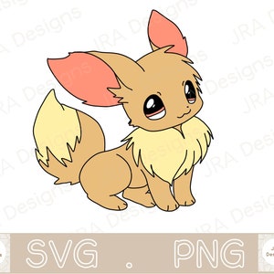 Pokemon Clip Art SVG DXF PNG PDF - Kawaii Eeveelution Illust - Inspire  Uplift