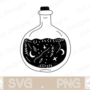 Witch Potion SVG & PNG - Cricut cut file