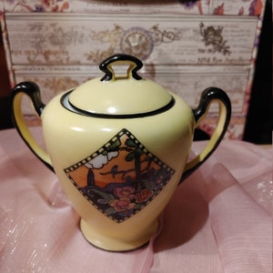 Noritake hand painted Sugar Bowl