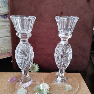 Krystal Zajecar Candles Holders