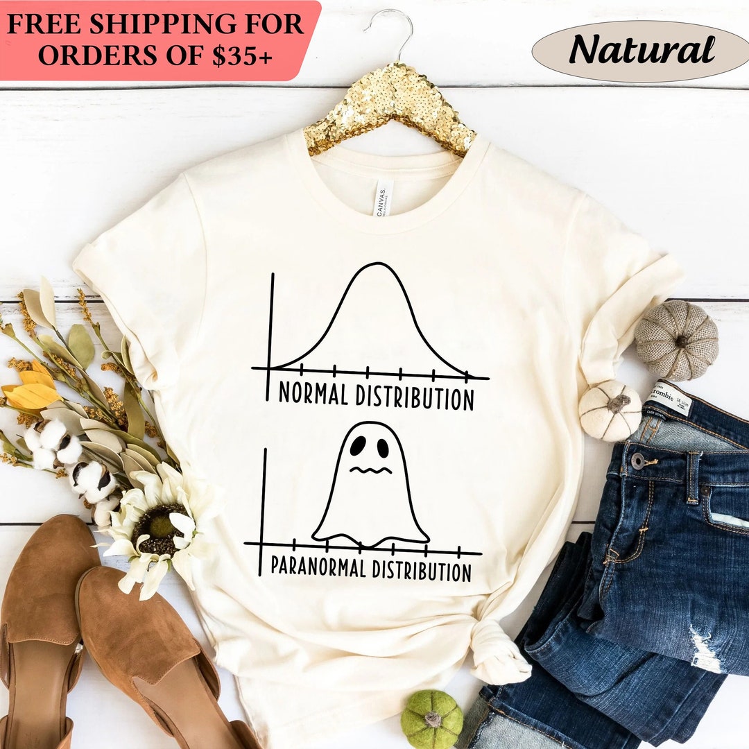 School Psychologist Halloween, Paranormal Distribution Shirt, Normal
