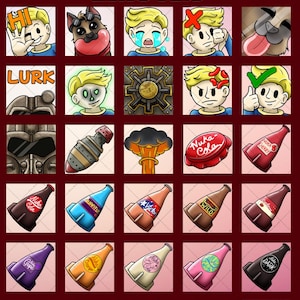 Fallout Emotes and Badges Bundle