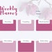 Weekly Planner PRINTABLE - Etsy