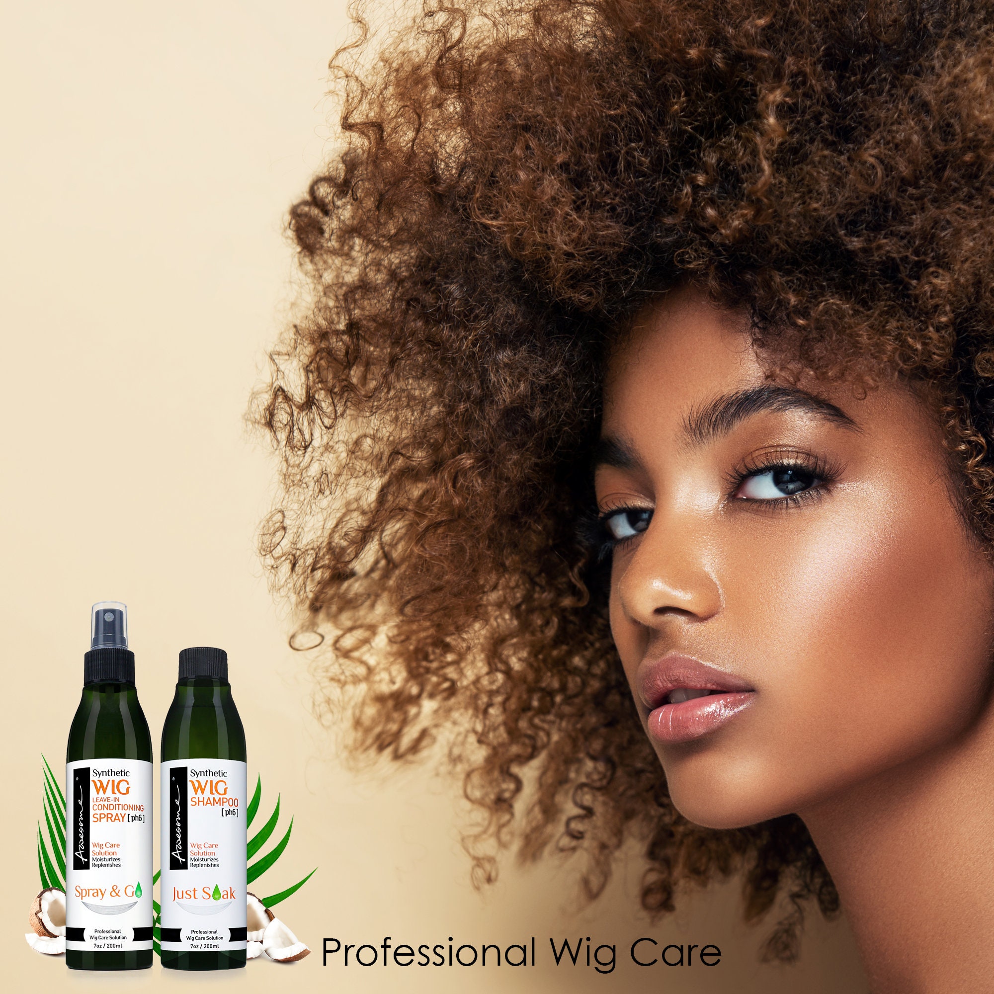 Awesome Synthetic Wig Conditioner Spray, Ph6, Professional Wig Care