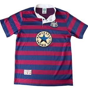 Vintage Newcastle United Brown Ale Retro Rugby Shirt - Score Draw