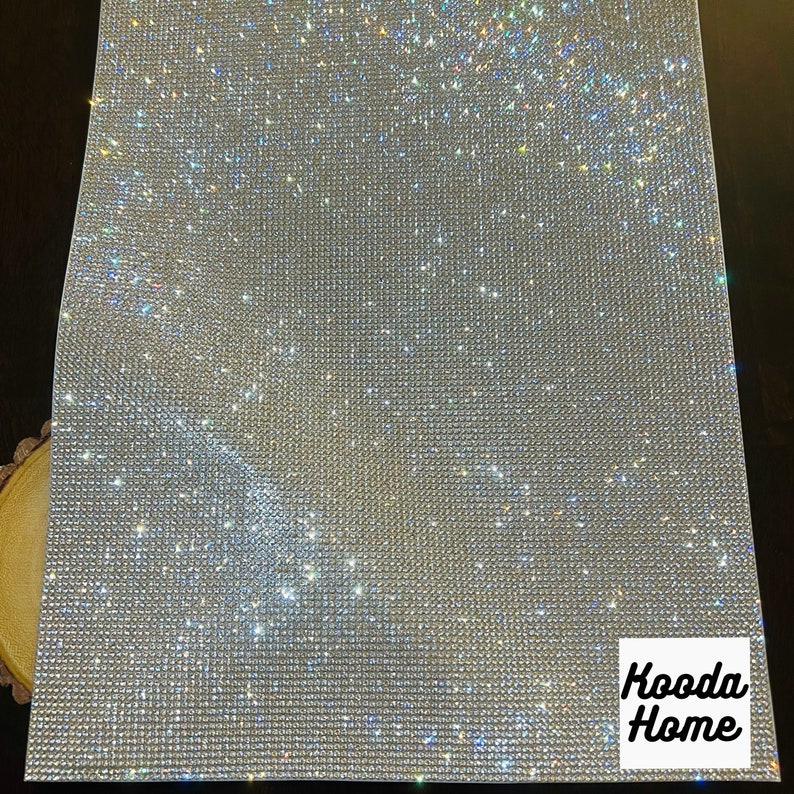 Rhinestone Selfadhesive Sheet Sticker 15.75x9.45 Bling Crystal DIY