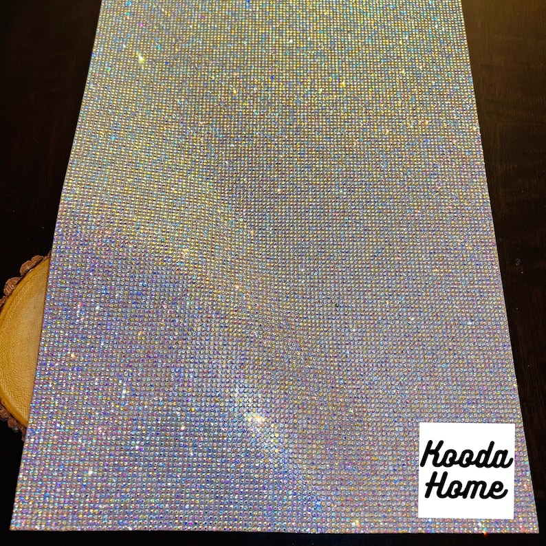Rhinestone Selfadhesive Sheet Sticker 15.75x9.45 Bling Crystal DIY