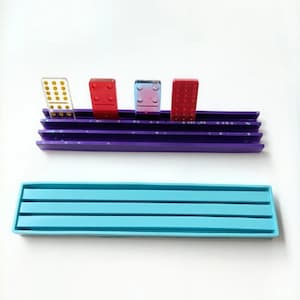 Domino Halter, Mexikanische Zug Domino Box Mold, Domino Spiele Gießform, Domino Spiel Silikonform für Epoxidharz, Familie Spielformen