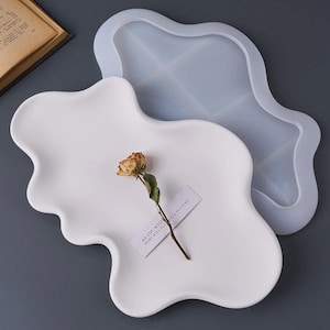 Silicone mold for Cloud tray Concrete Terrazzo Tray Molds Irregular Jewely dish Molds Home Decor Dish Plate Epoxy Resin Coaster Moulds